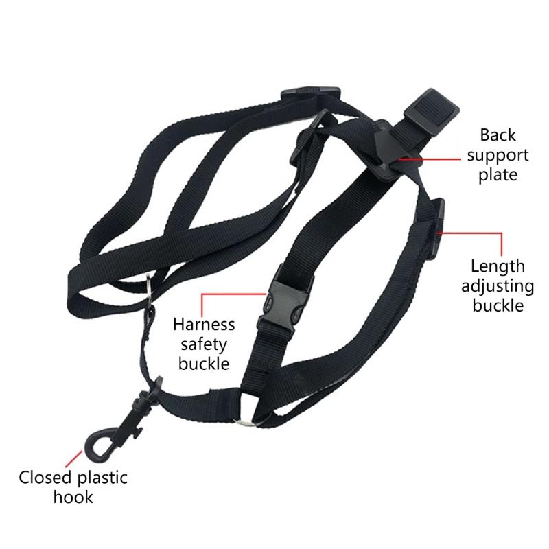 Saxophone Shoulder Neck Strap Adjustable Saxophone Neck Strap Slings Shoulder Harness Musical Instruments Accessries