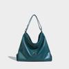 Women's Bag 2024 Spring/Summer New High-Quality Large-Capacity Black Soft Leather Tote Bag for Class and Commuting, Shoulder and Crossbody Bag