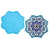 Silicone Jewelry Making Epoxy Mould Resin Casting Mold Decorative DIY Crystal Agate Coaster Mold Creative MandalaMug