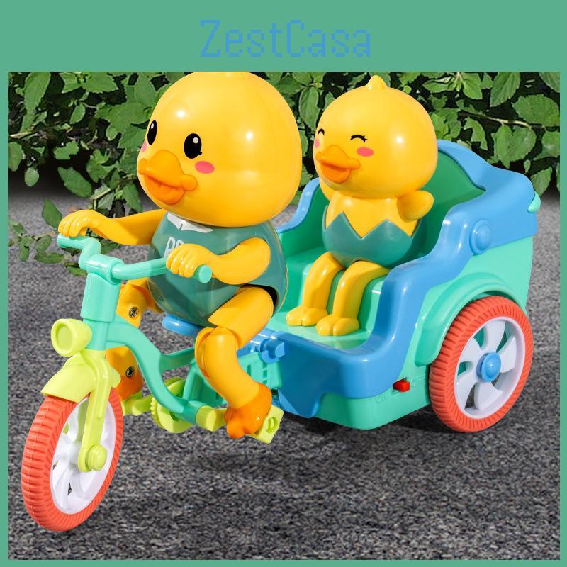 Baby Lernspielzeug Blinklicht Musik Soundeffekte Niedliche Ente Dreirad Für Kinder