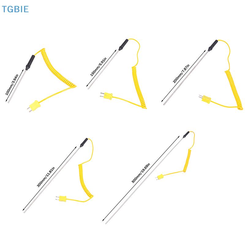 [TL][TL]50C To 1200C K-Type Thermocouple Sensor Plug 100/150/200/300/500mm Probe Sensor With Wire Cable Temperature Controller