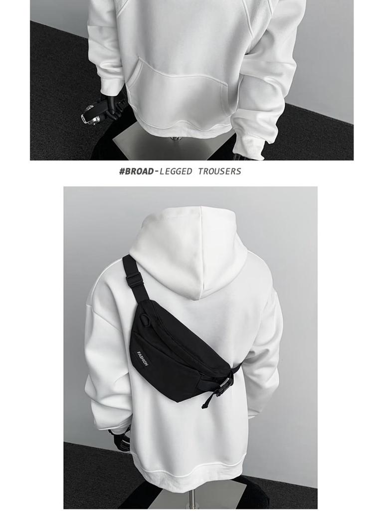 American Style Grey Deconstructed Patchwork Men's Hoodie, Spring/Autumn Trend, High Neck, Socially Anxious Persona, Fashionable Outerwear