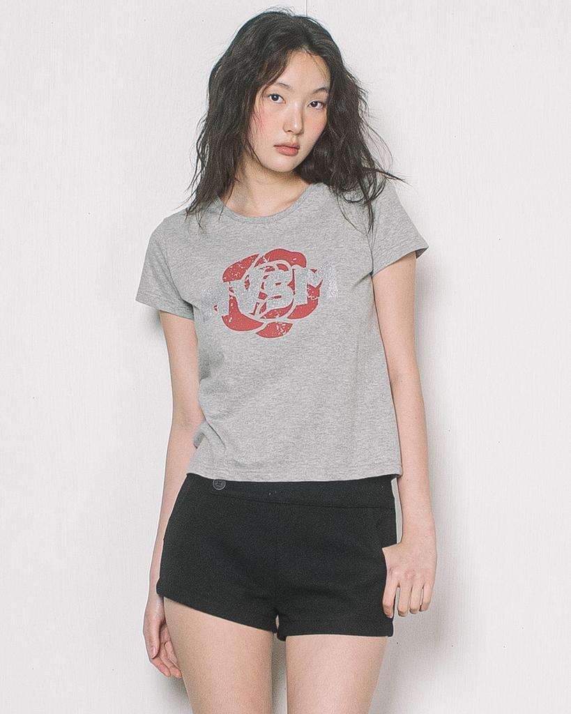 HAVISM Hvsm Rose S/S Tee(Grey)