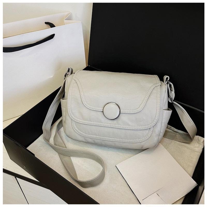 Hochwertige Damen Crossbody-Tasche, Große Kapazität Kleine Quadratische Tasche, Einfache Umhängetasche graue