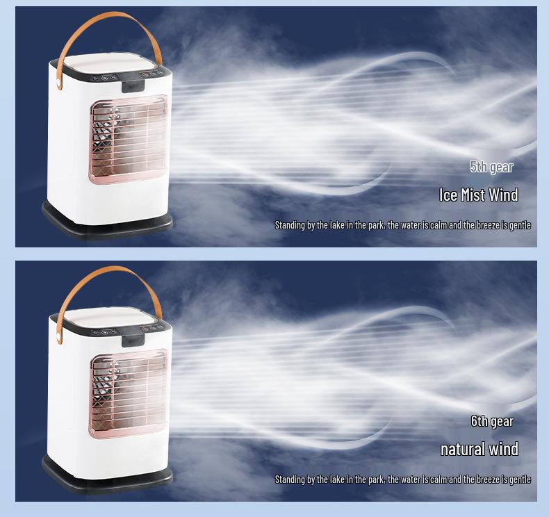 Mini Air Cooler with Water & Ice Spray for Home or Office