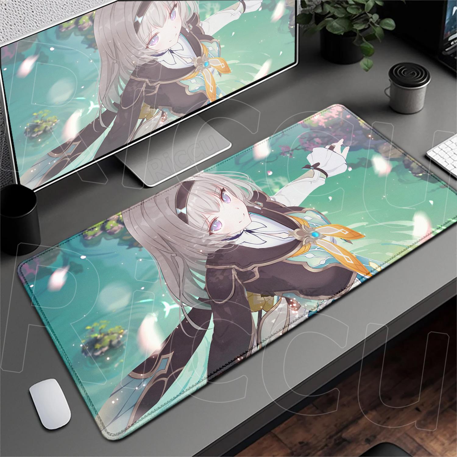 Honkai Star Rail firefly game Mousepad Computer Keyboard Mat Desktop accessories Nonslip soft rubber mouse pad office Mousepad 300x800x2mm