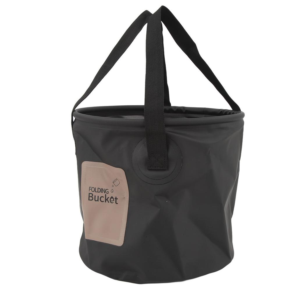 Faltbarer Eimer 10L Hochtemperaturbeständig Tragbarer Faltbarer Wassereimer mit Griff für Camping Angeln Picknick