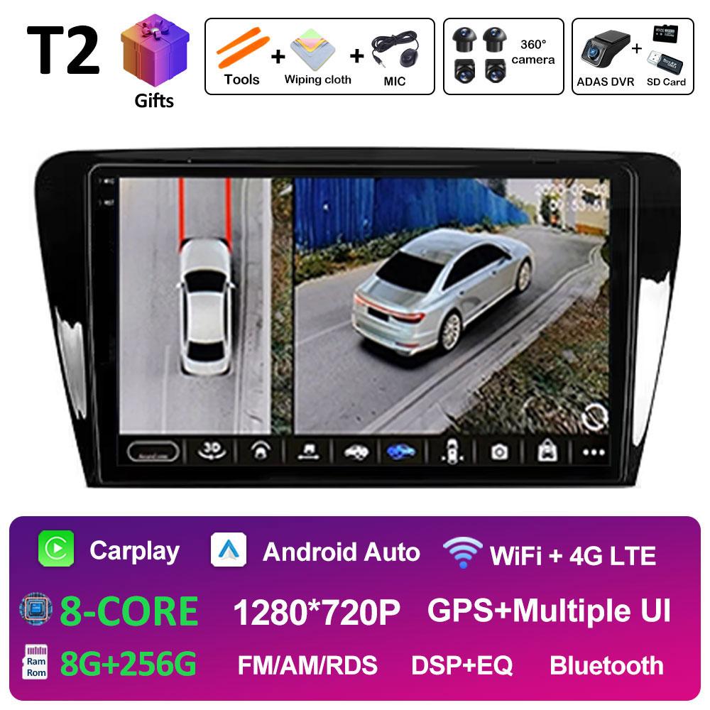 Sistem Inteligent DSP Stereo Pentru Skoda Octavia 3 A7 2013 2014 2015 2016 2017 2018 Player Video Radio Multimedia Auto Ecran QLED IPS