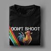 Mens Don Shoot Game Arc Raiders Chicken Meme  T Shirt Pure Cotton Clothes Funny Short Sleeve Round Neck Tees Gift Idea TShirt
