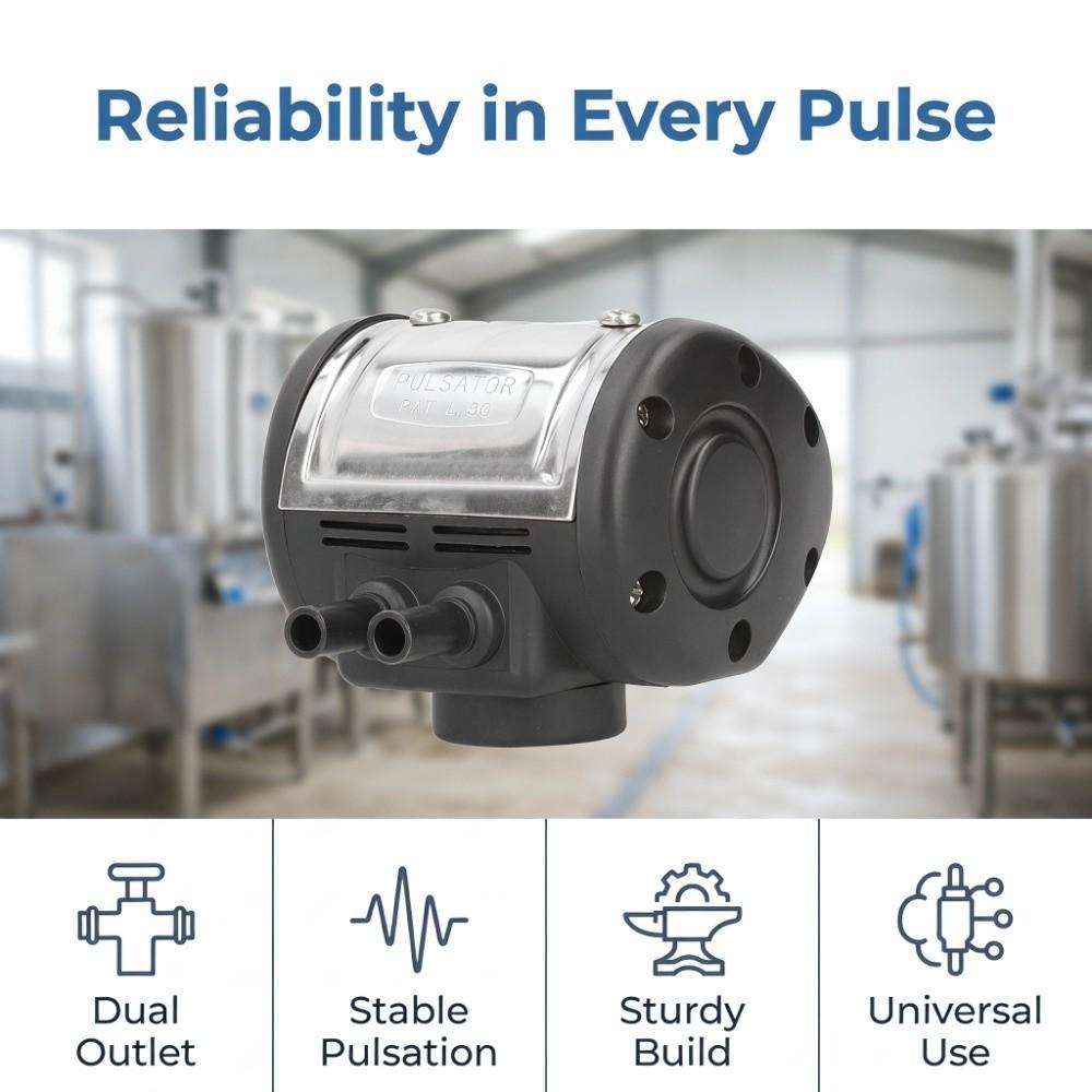 Plastic Milking Machine Pulsator Stainless Steel Milker Pulsator Cow Milker Pulsator  Cow Milking