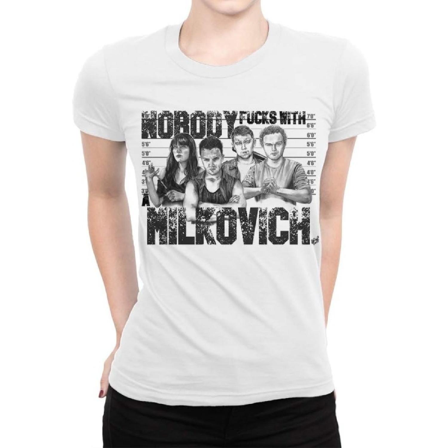 Бесстыжая футболка Милковича, Футболка из сериала XXXXXL белый