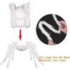 2025 Halloween Sweets Halloween Simulation Skull Big Spider  Plush Spider Ornament