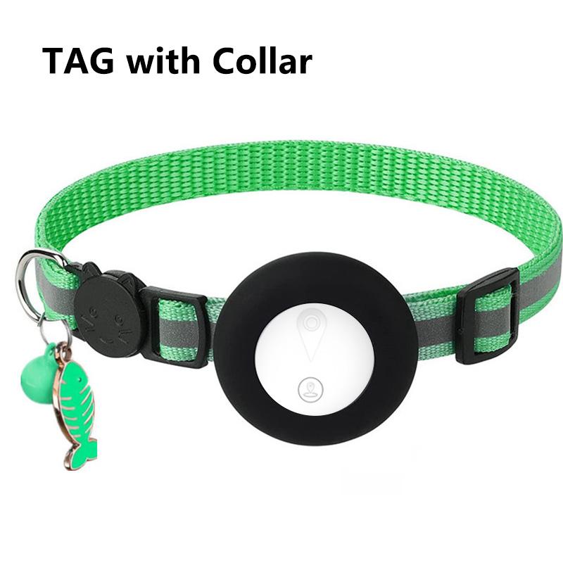 Remote Pet GPS Tracker Real-Time Tracking Movement Alert Collar Anti-Lost Cat Global Locator for Apple and Android Phones
