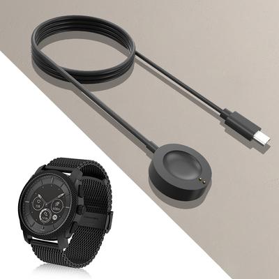 Smartwatch Charging Dock PD Type-C Fast Charging Cable Base 1m Replacement Accessories for Fossil Gen 6/5/4 Venture Explorist