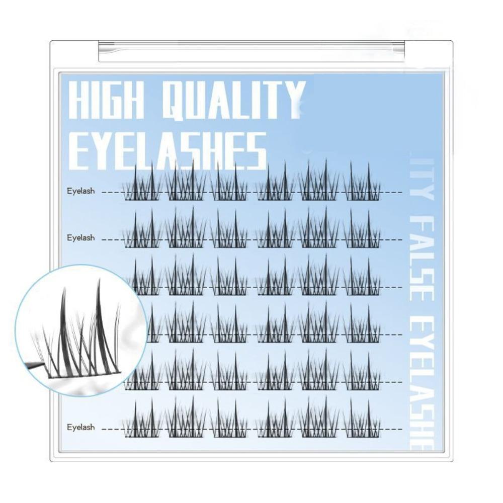 Single Cluster Artificial Eyelashes Self Adhesive Grafting Eyelashes False Eyelashes  Cosplay