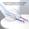 Octopus Head Massager Stainless Steel Brain Massage Claw Scalp Scratcher Engraved Head Relaxer for Promotes Blood Circulation Relieves Muscle Pain