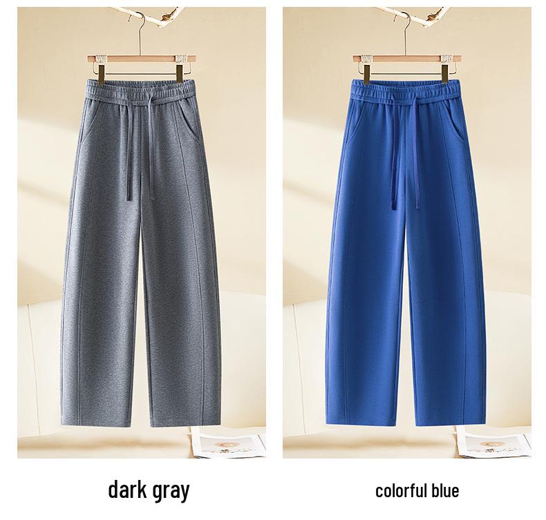 Women's 2022 Spring/Autumn Casual Loose Straight-Leg Sweatpants