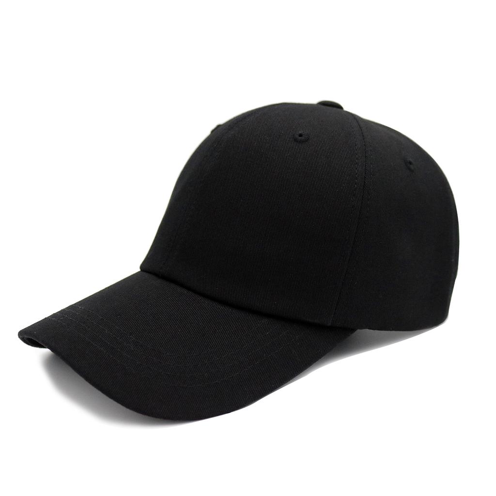 Seutaendeueob Plain Black Ball Cap (Light Fit)