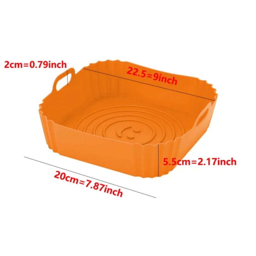 High Temperature Resistant Air Fryer tray Silicone Pad Oven Cake Bread Mold Food Grade Baking bread Tray for Kitchen Tools
