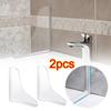 2 Stück Acryl-Badewannen-Spritzschutz Transparent Selbstklebend Wasserabweisende Platte Wasserdicht Einfach zu Installieren Spülbecken-Spritzschutz Dusche