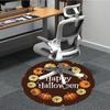 1pc Pumpkin Halloween Office Round Area Rug, Under Office Chairs Bedroom Living Room Home Decor, Room Deco, Available in Various Sizes