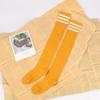 Long Socks With Three Stripes And Over The Knee College Style Performance Dance Women's Pressure Cotton Stocking