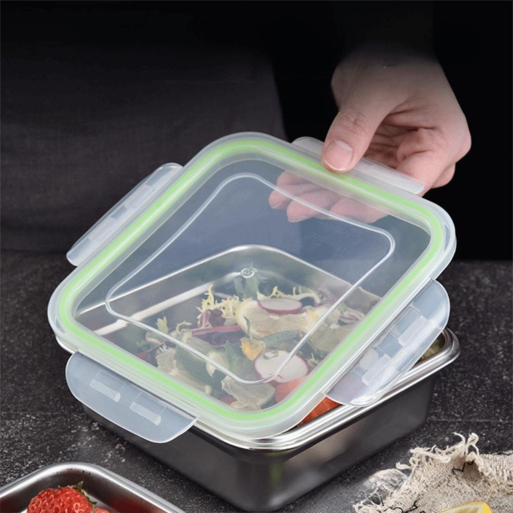 Sealed Lid Camping Lunch Box Leak-proof Kitchen Storage Box Food Storage Container  Refrigerator