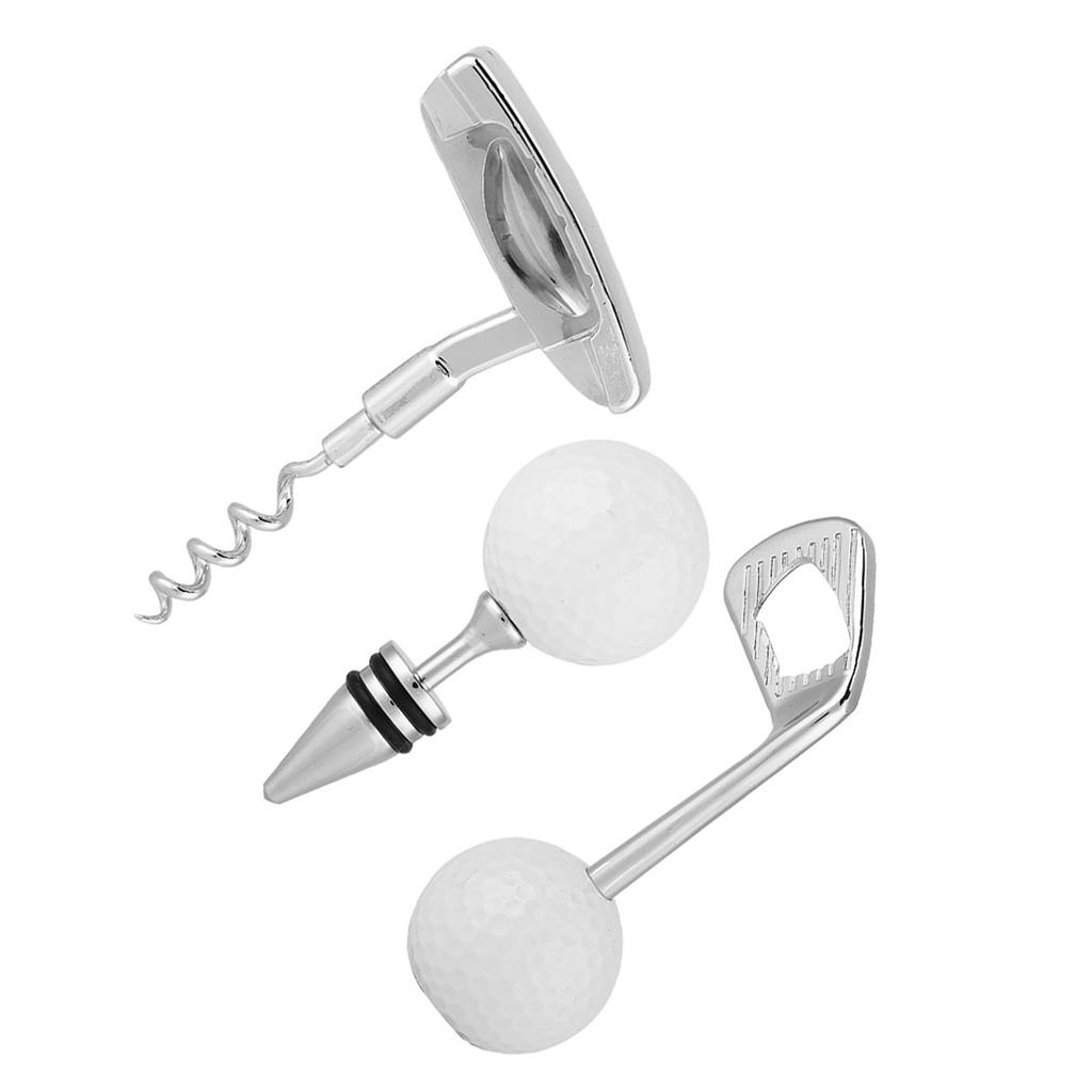 Vývrtka ve tvaru golfové hole Otvírák na láhve na červené víno a pivo Otvírák na korky Sada kuchyňského náčiní pro klub, bar