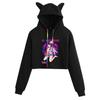 2023 Oshi No Ko Starry Child Cat Ear Anime Hoodie