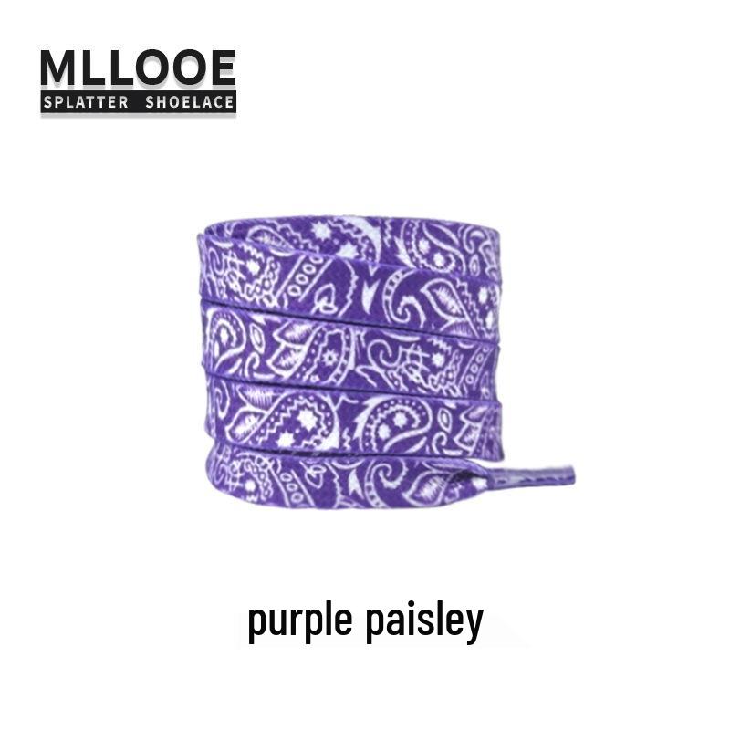 Cashew Flower Shoelaces for Air Force One AF1 & Casual White Sneakers