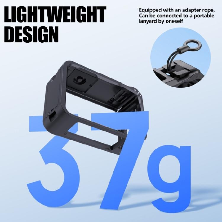 Camera Mounting Frame with Camera Access for Action 6, Magnetic Quick Release Cage for Handheld Video Use, Daily Mount Work and Expansion