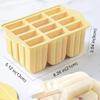 1 Set Popsicle Mold Creative ice pop molds Silicone ice pop molds Ice cream mold Freezer ice cube tray Household ice pop molds Safe