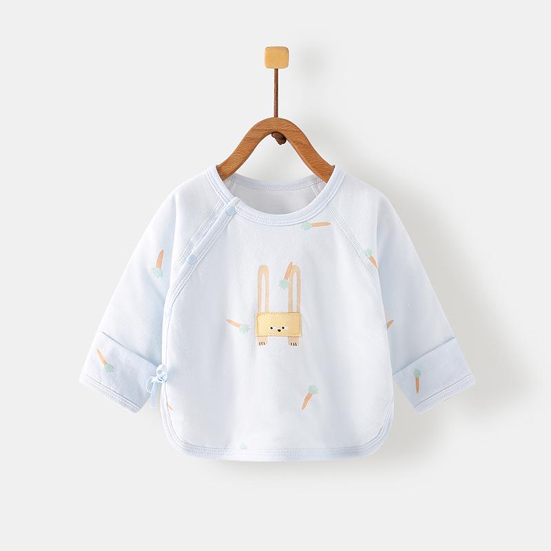 

Стеганый теплый топ для новорожденного - Осенне-зимняя трехслойная детская одежда 52 (Newborn 8-10 lbs) синий