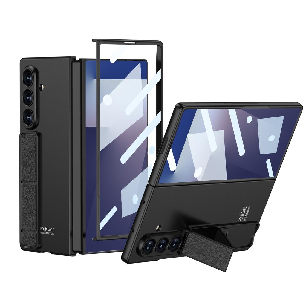For Samsung Galaxy Z Fold 7 Case Hard With FOLDING BRACKET Stand Film Protective Back Cover Case For Samsung Z Fold7 Phone Shell