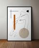 Poster Portrait Boho Style Body In Black Frame