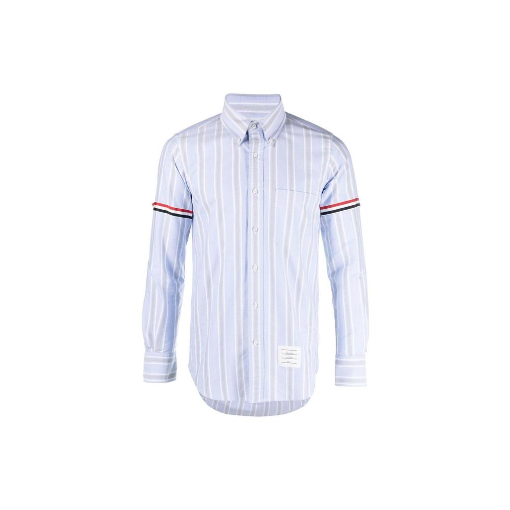 THOM BROWNE Stripe Detailed Button-Up Shirt MWL301A-F0352-480