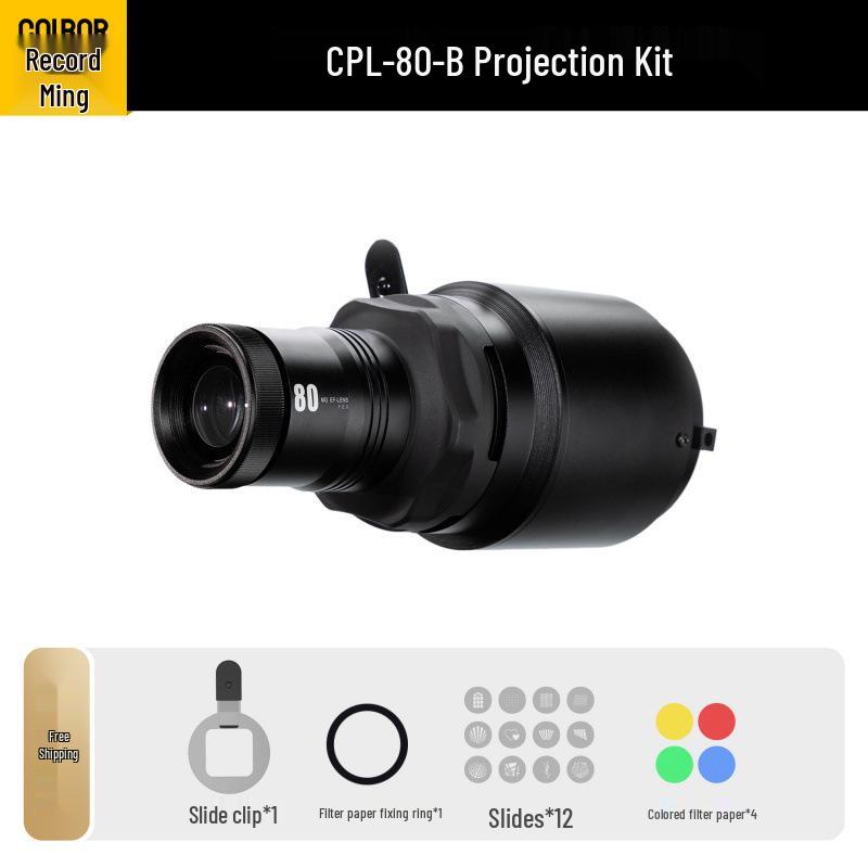 

Photo Studio Fill & Modeling Light with Pattern Projection and Condenser Lens