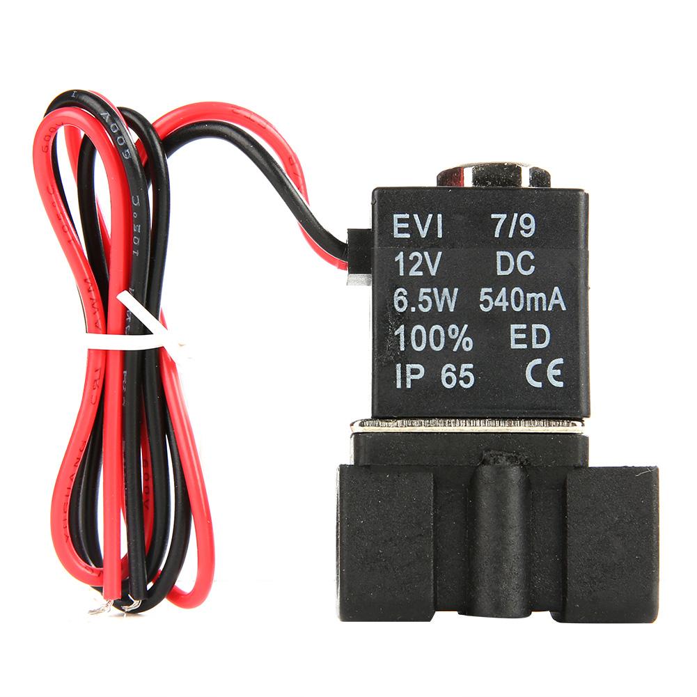 

14 NPT 2 Way Plastic Electric Solenoid Valve NC Normally Closed DC12V