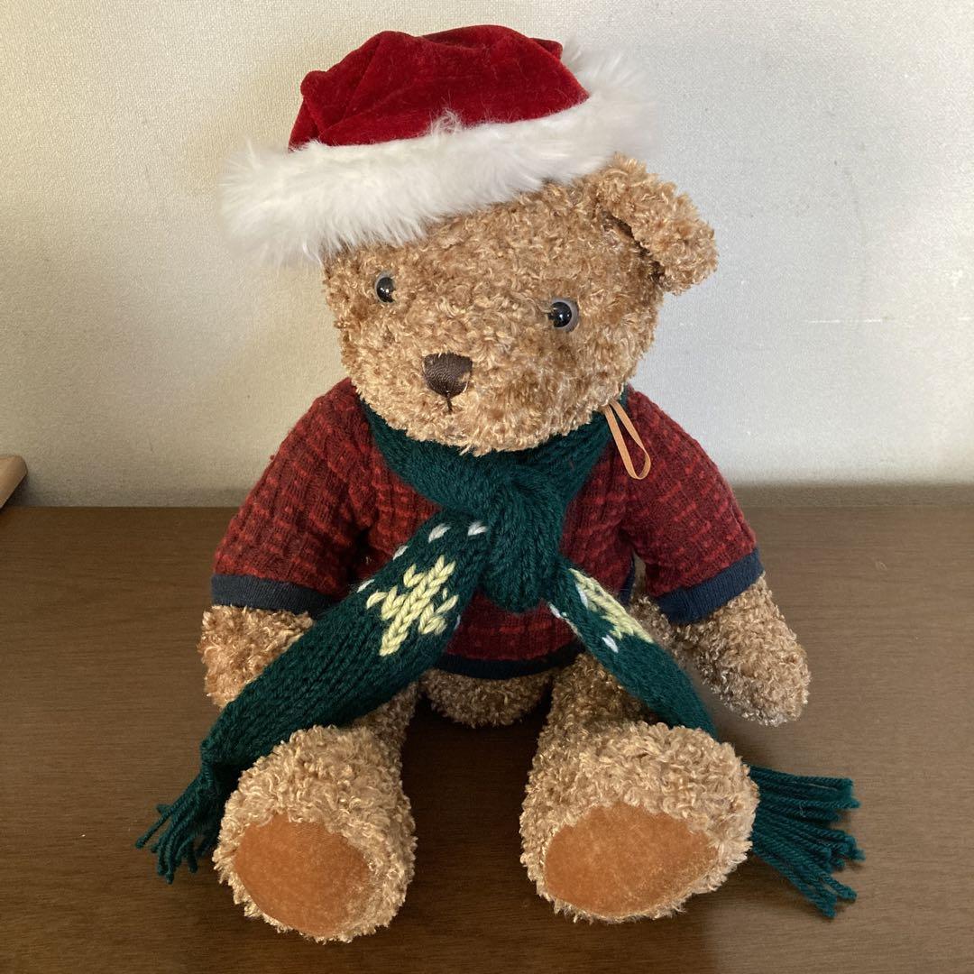 

[USED] Teddy Bear Santa Plush Toy