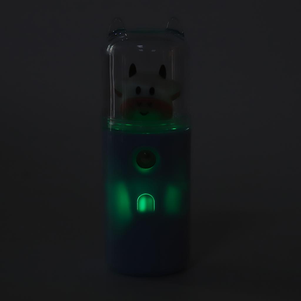 Portable   Facial   Moisturizing Handy Cool Mist Sprayer with Color Light Function