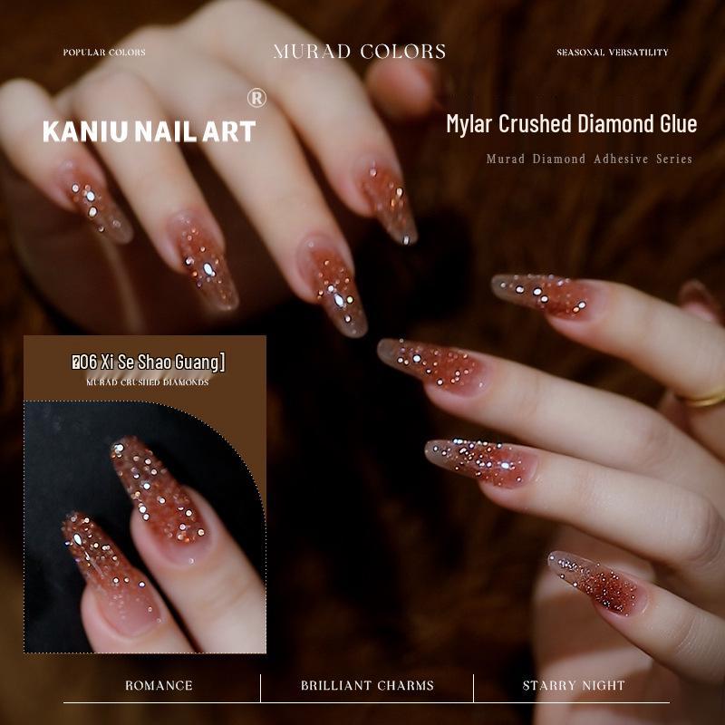 

Flashy Maillard Crushed Diamond Gel Polish 2025: Whitening, Advanced Light Therapy, Salon Exclusive Nail Art