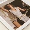 Yogodlns Chain Bag Handle Chain Bag Decoration Personality Bow Pendant Cute Bow Alloy Bag Chain