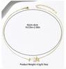 Fashion Jewelry Stainless Steel Snake Bone Chain Pendant Necklaces for Women Gold Plated Clavicle Chain Necklace