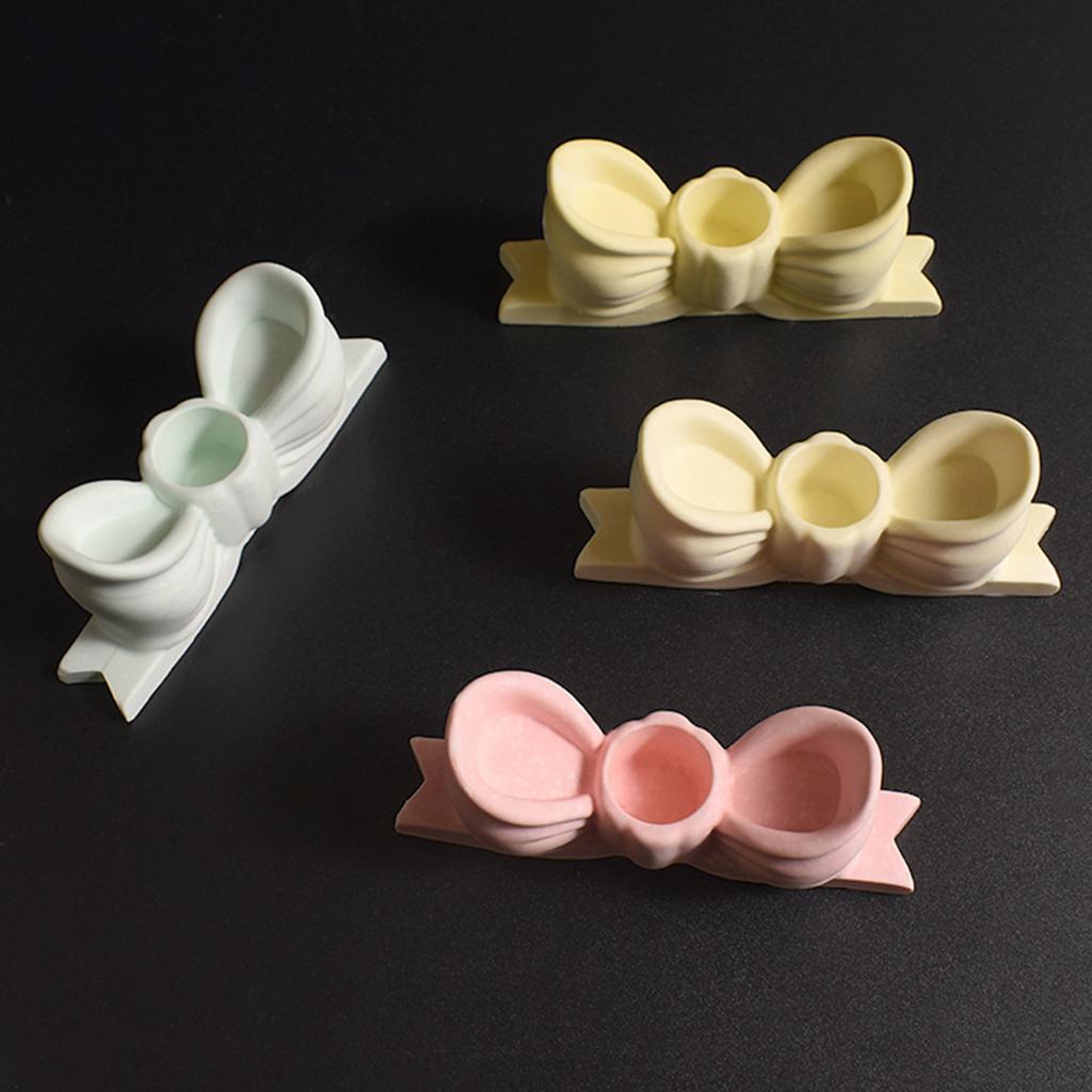 Gips Ljusstake Silikonform Ljusbas Form Rosettformad Ljusstaksform Ornament Hemdekorationer Form