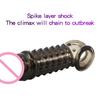 Delayed Ejaculation Penis Sleeve with G-spot Stimulation Function Spike Sleeve for Adults To Increase Passion Sex
