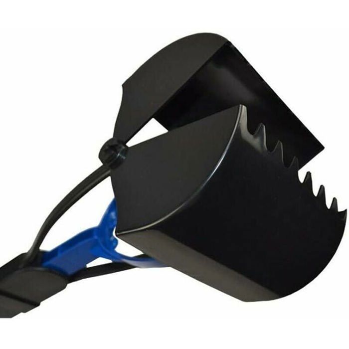 Bleu - Pelle à chien, manche solide de 45 cm de long, pince dentelée pour nettoyer les crottes des chiens et des chats à QIEDOVIEY