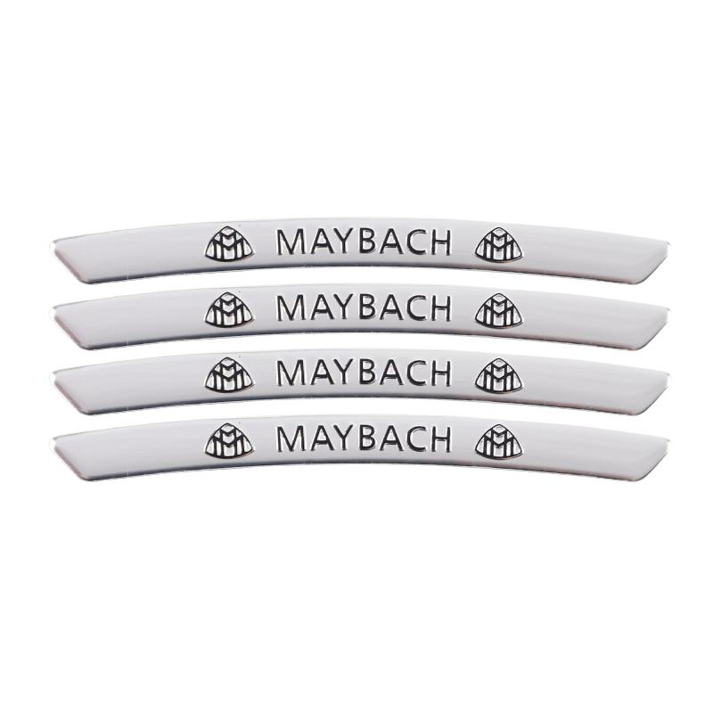 GLC GLB 4pcs AMG Emblem Car Wheel Sticker Rims Cover Decal Accessories For  Mercedes Benz Brabus Smart Maybach W204 GLC CLA W20