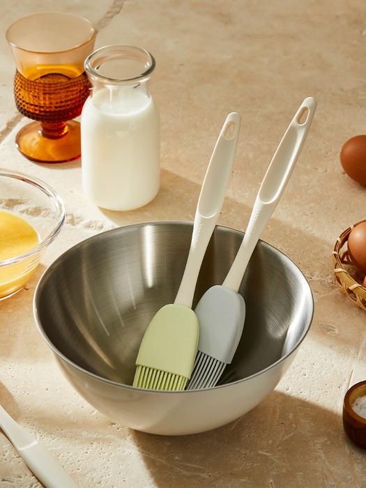 sillymann [Siliman] Century Garden Grip Cooking Brush WSK4060 Ash Violet