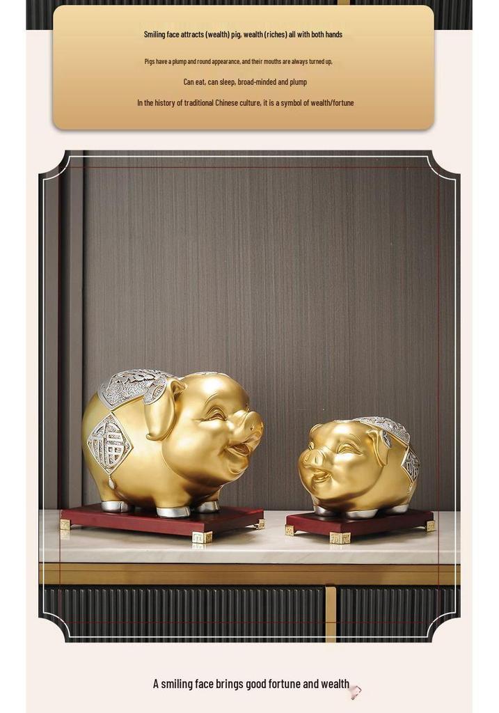 2026 Kreatives Sparschwein: Einzigartiges Sparschwein-Ornament mit großem Fassungsvermögen