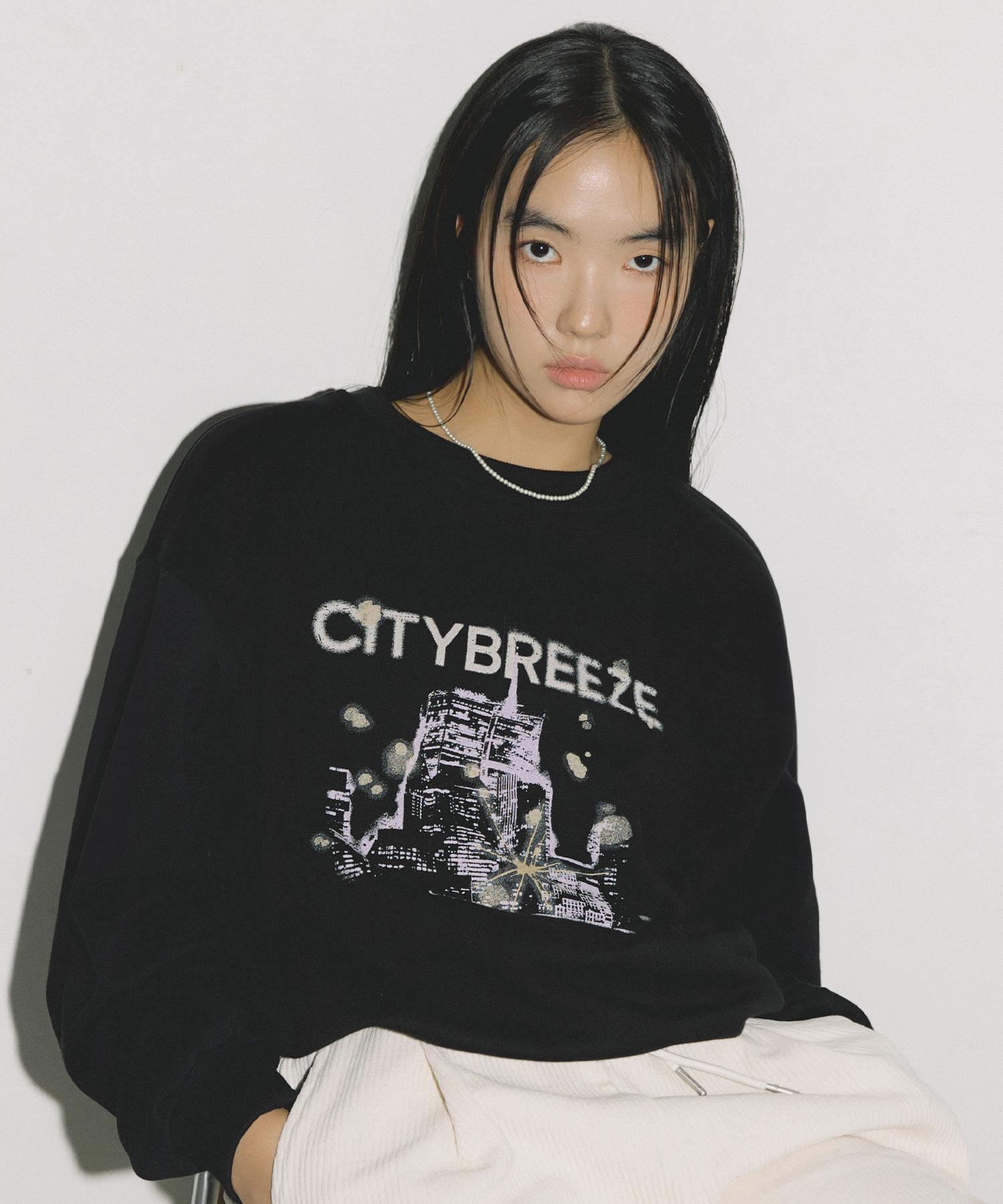 City Breeze Essential City Glow Sweatshirt_Black Black/Black